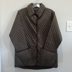 NWOT Barbour Quilted Tartan Jacket